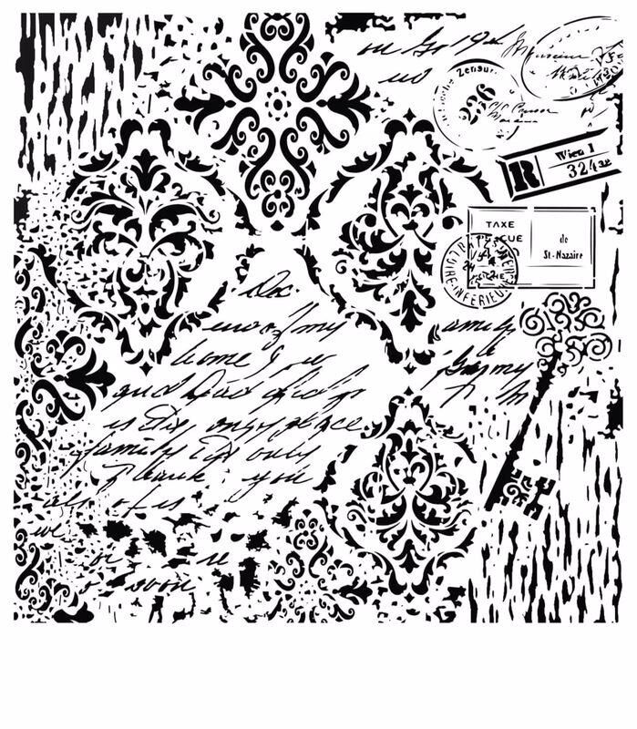 GRUNGE STENCIL GCS-15 45X45