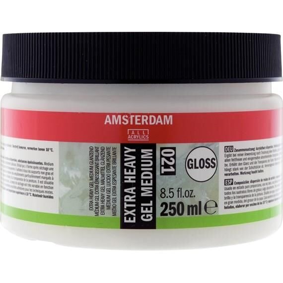 AMSTERDAM EXTRA HEAVY GEL MEDIUM GLOSS 021 250ML