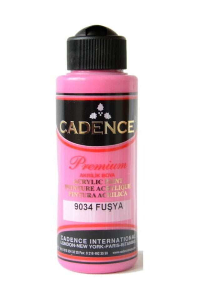 PREMIUM AKRİLİK BOYA 9034 FUŞYA 120ML