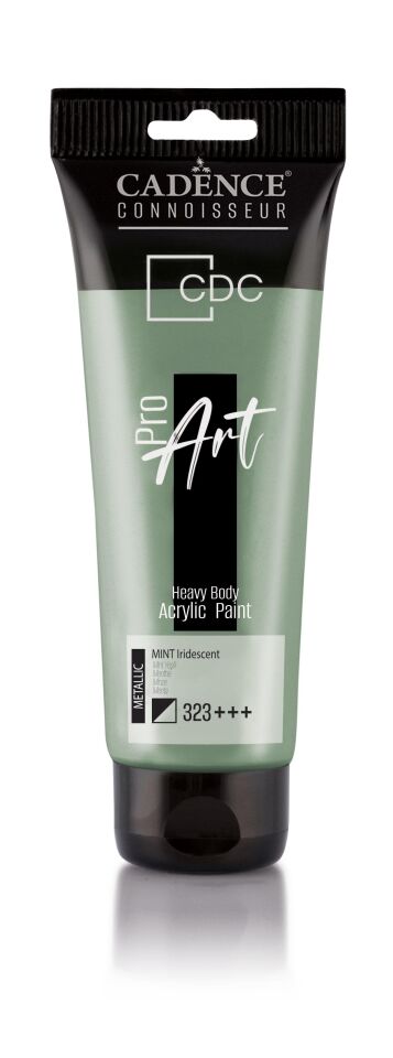 PROART HEAVY BODY METALİK  AKRİLİK BOYA PRM-323 MİNT YEŞİLİ 120ML
