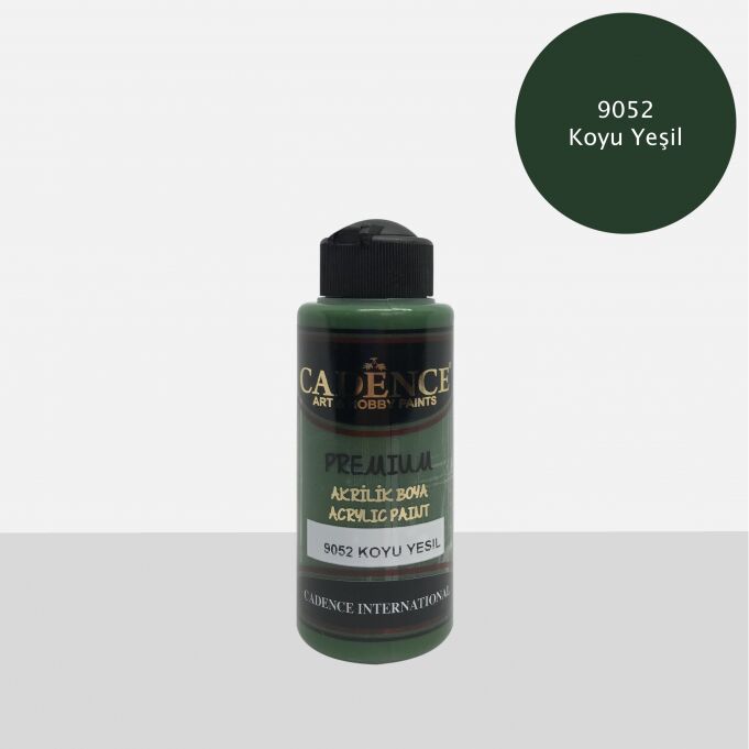PREMIUM AKRİLİK BOYA 9052 KOYU YEŞİL 120ML