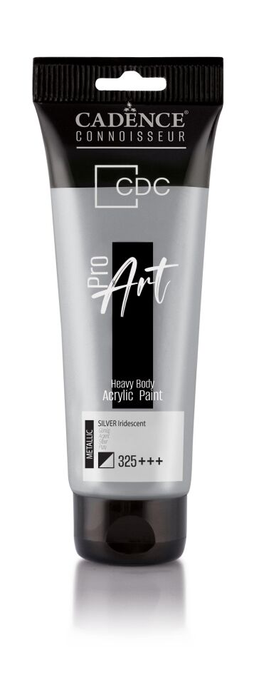 PROART HEAVY BODY METALİK  AKRİLİK BOYA PRM-325 GÜMÜŞ 120ML