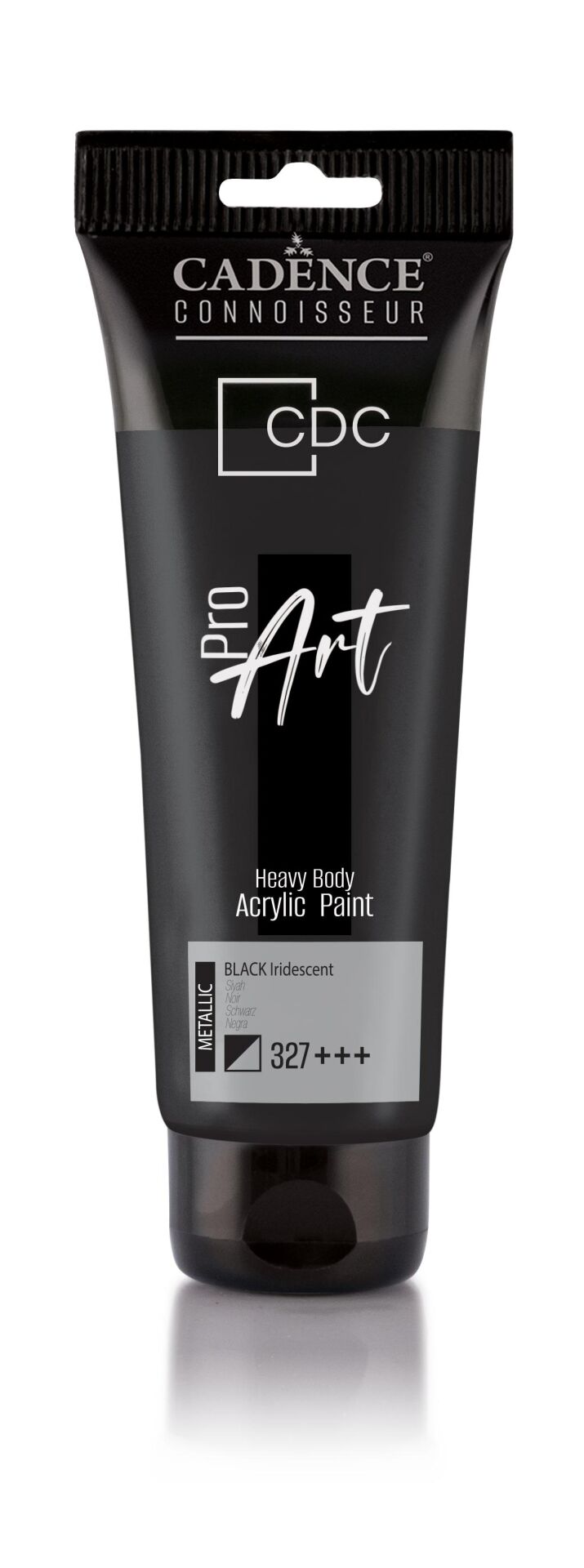 PROART HEAVY BODY METALİK  AKRİLİK BOYA PRM-327 SİYAH 120ML