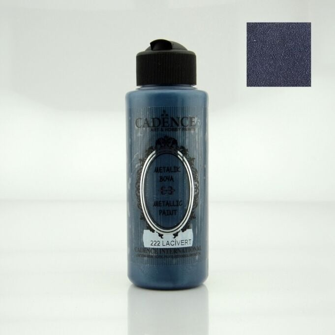 METALİK SEDEFLİ BOYA 222 LACİVERT 120ML