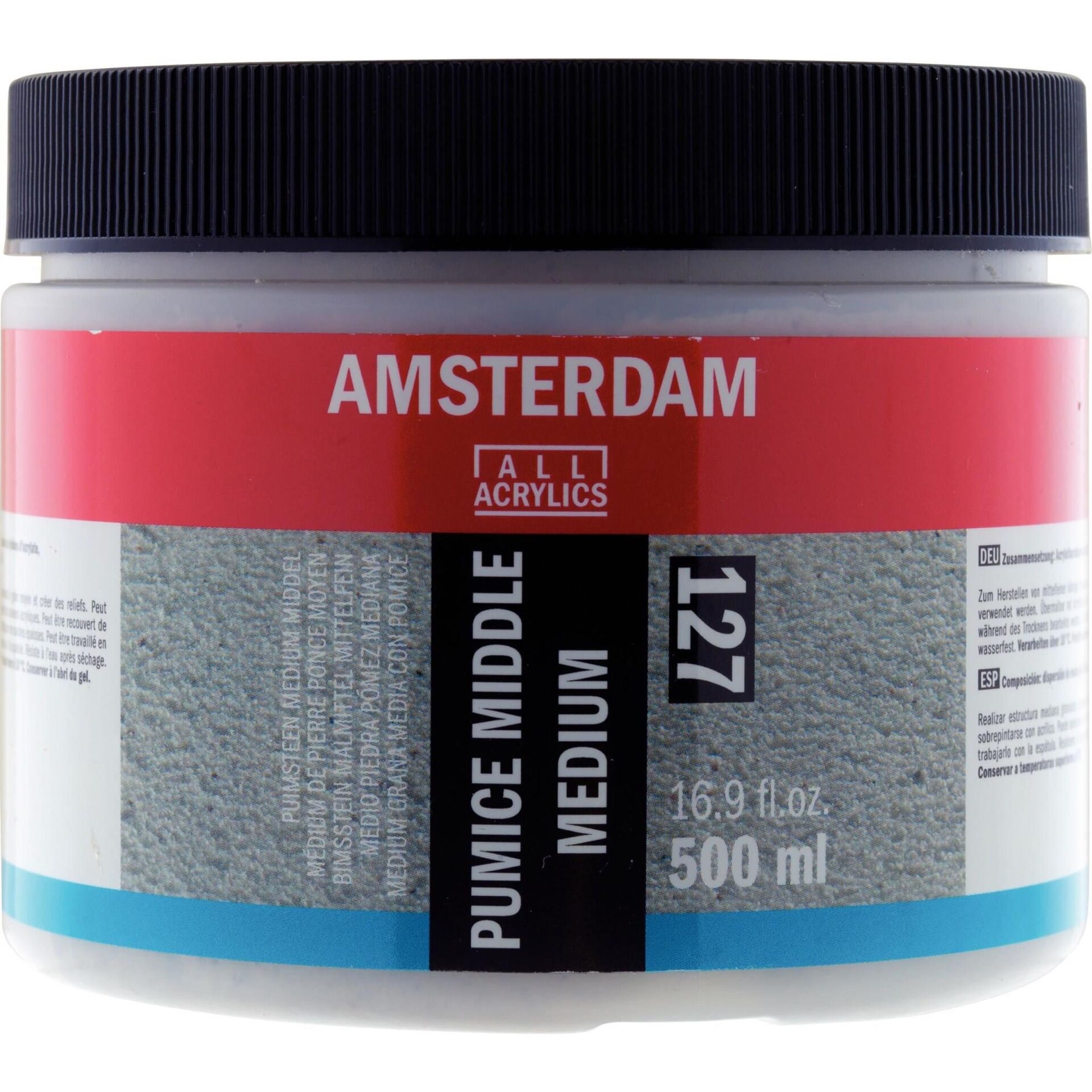 AMSTERDAM PUMICE MIDDLE MEDIUM 127 500ML (SÜNGERTAŞI GRENLİ)