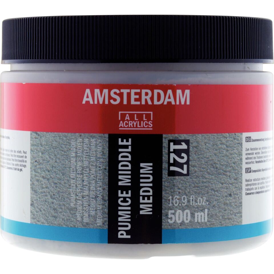 AMSTERDAM PUMICE MIDDLE MEDIUM 127 500ML (SÜNGERTAŞI GRENLİ)