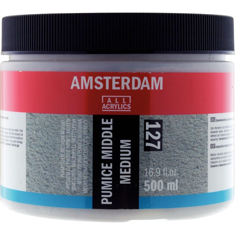 AMSTERDAM PUMICE MIDDLE MEDIUM 127 500ML (SÜNGERTAŞI GRENLİ)