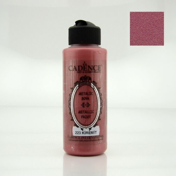 METALİK SEDEFLİ BOYA 223 TERRACOTTA 120ML