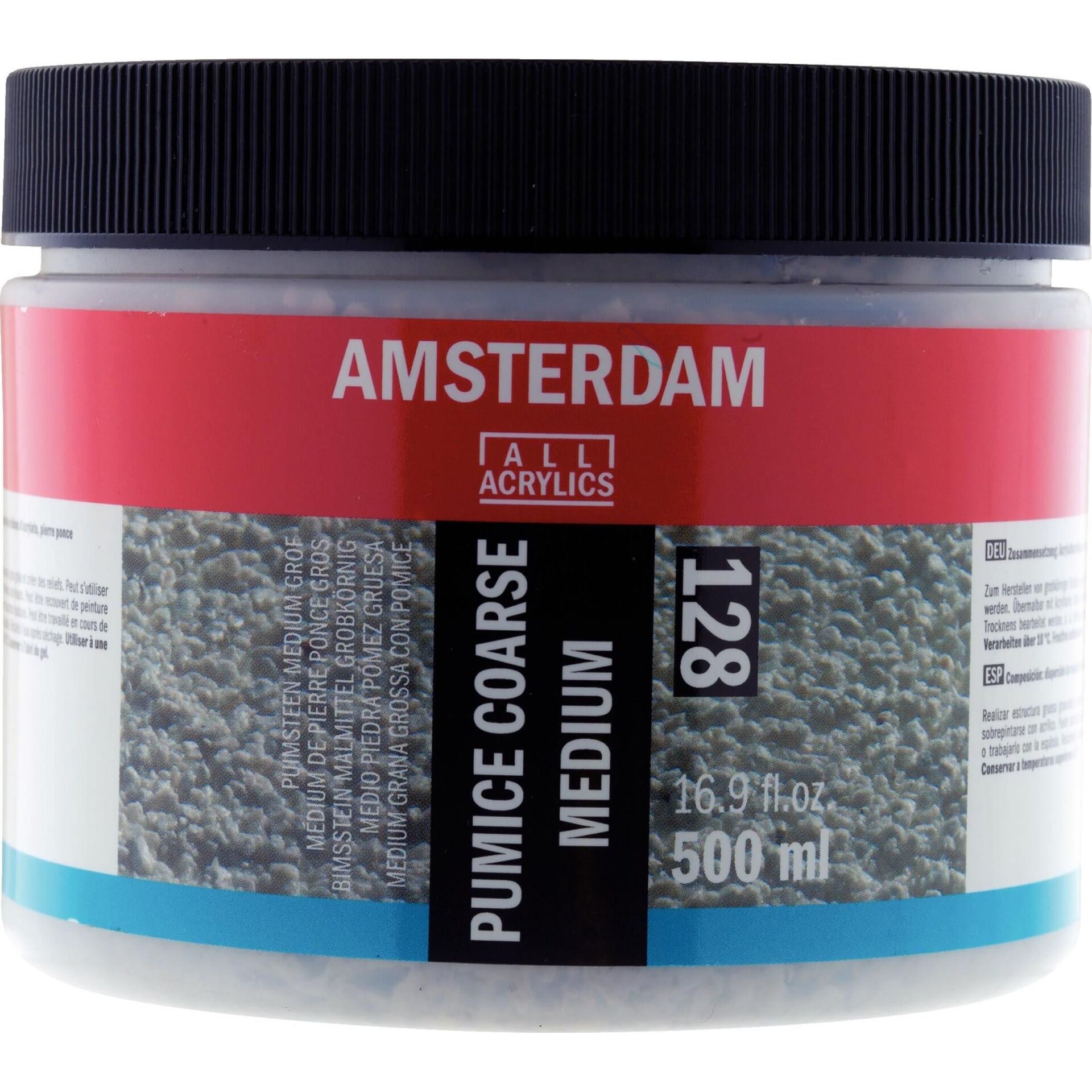 AMSTERDAM PUMICE COARSE MEDIUM 128 500ML (SÜNGERTAŞI KALIN GRENLİ)