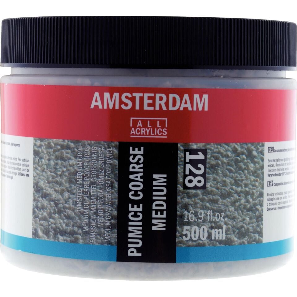 AMSTERDAM PUMICE COARSE MEDIUM 128 500ML (SÜNGERTAŞI KALIN GRENLİ)