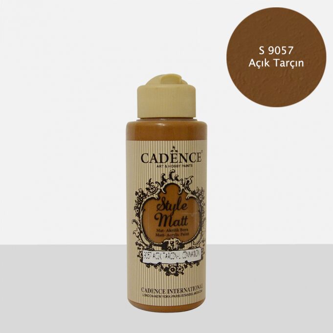STYLE MAT AKRİLİK BOYA S-9057 AÇIK TARÇIN 120ML