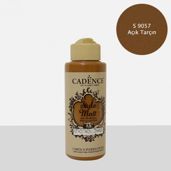 STYLE MAT AKRİLİK BOYA S-9057 AÇIK TARÇIN 120ML