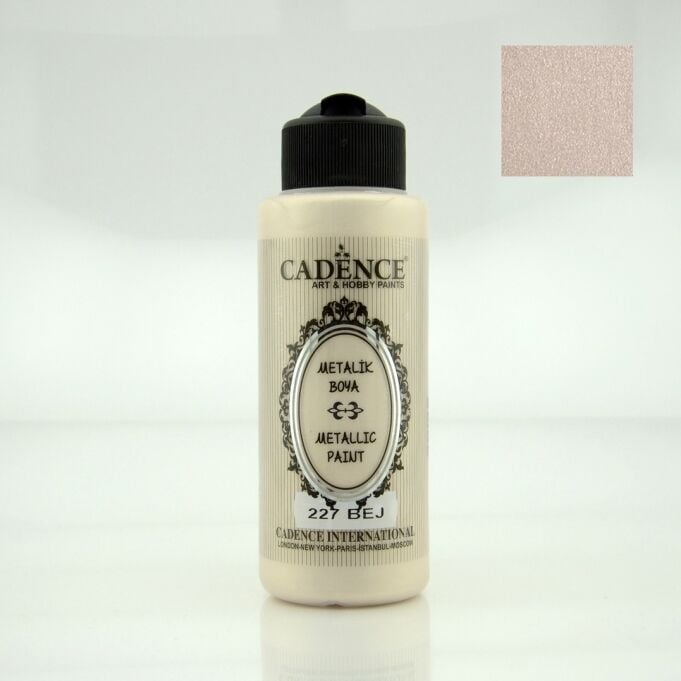 METALİK SEDEFLİ BOYA 227 BEJ 120ML