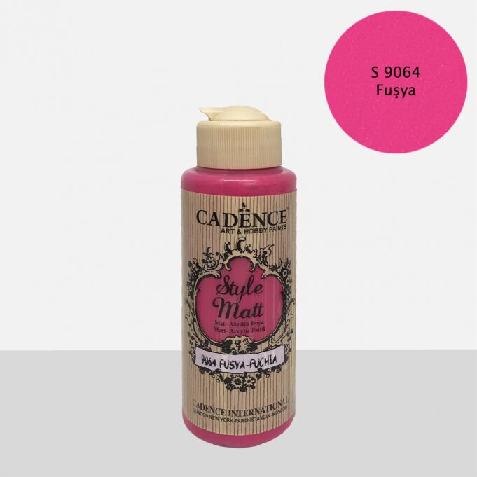 S9064 Fuşya Mat Akrilik Boya