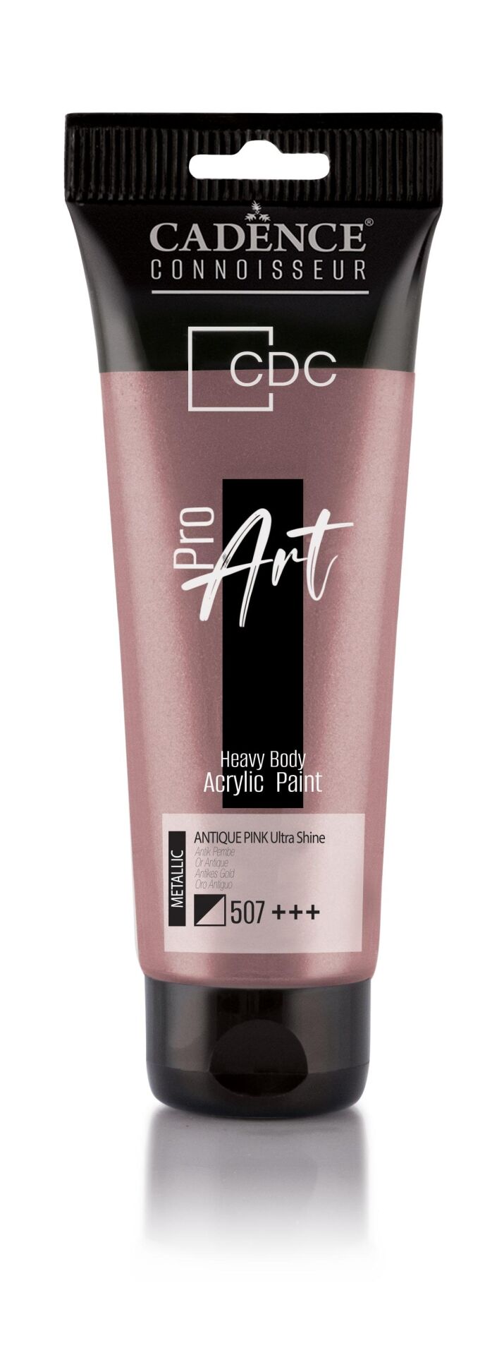 PROART HEAVY BODY  METALİK ULTRA PARLAK AKRİLİK BOYA PRD-507 ANTİK PEMBE 120ML