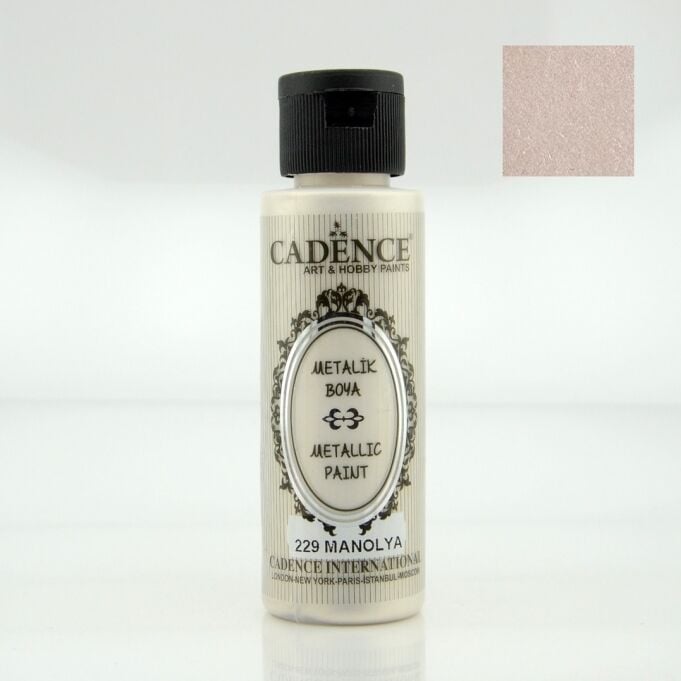 METALİK SEDEFLİ BOYA 229 MANOLYA 70ML
