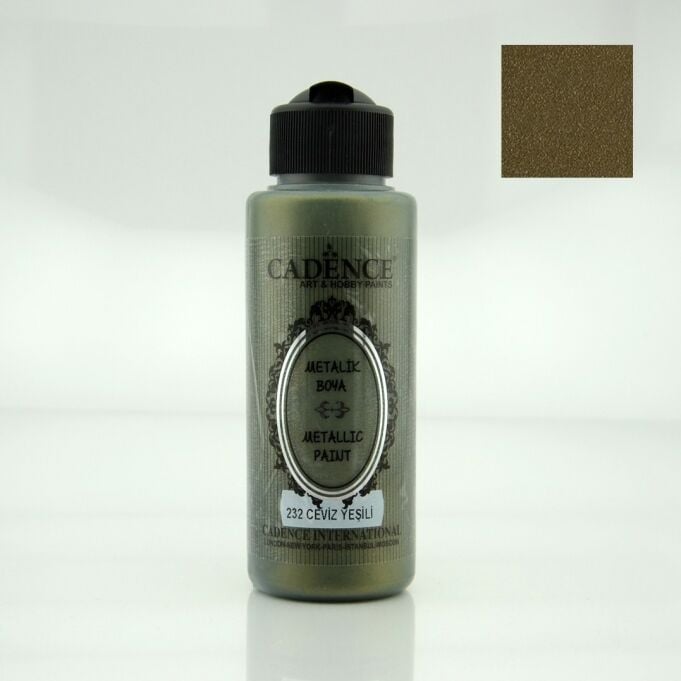 232 Ceviz Yeşili 120ML Metalik Boya