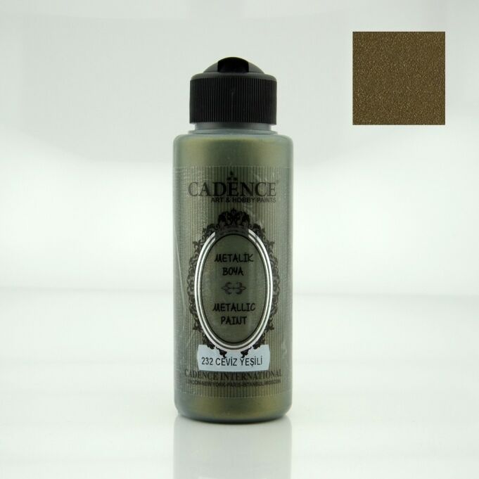 232 Ceviz Yeşili 120ML Metalik Boya