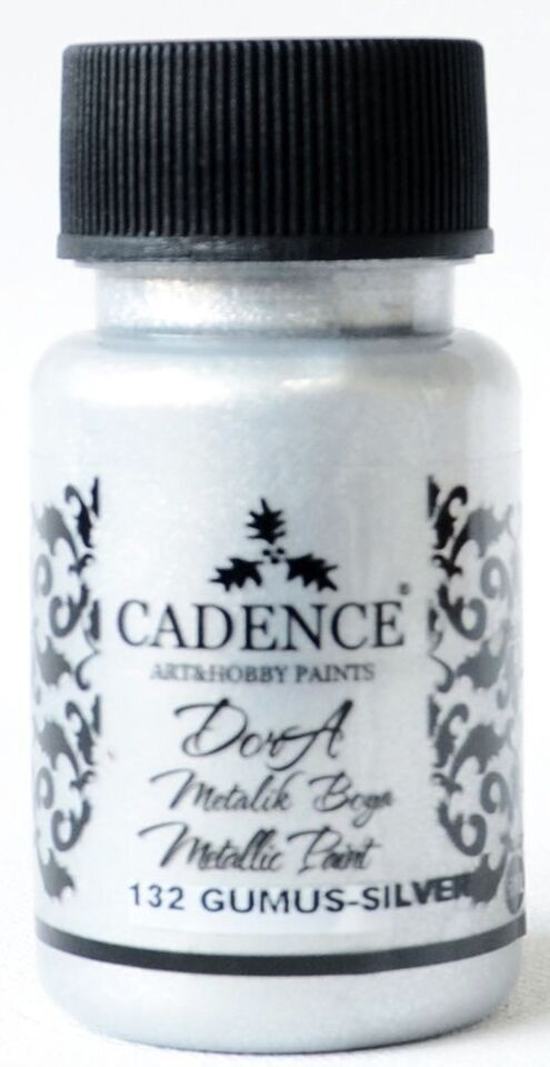 DORA METALİK BOYA 132 GÜMÜŞ 50ML