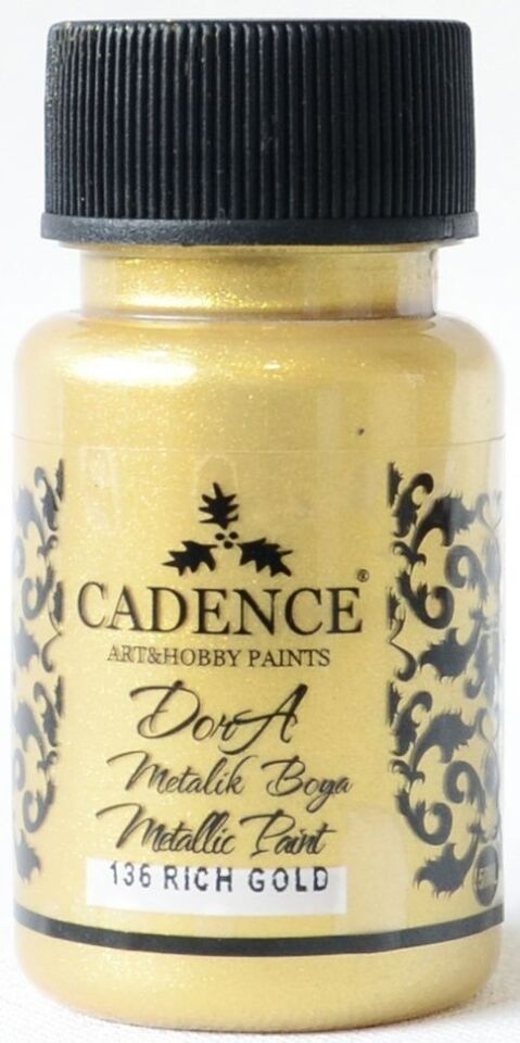 DORA METALİK BOYA 136 R. GOLD 50ML