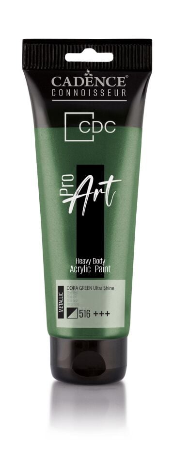 PROART HEAVY BODY  METALİK ULTRA PARLAK AKRİLİK BOYA PRD-516 DORA YEŞİL 120ML