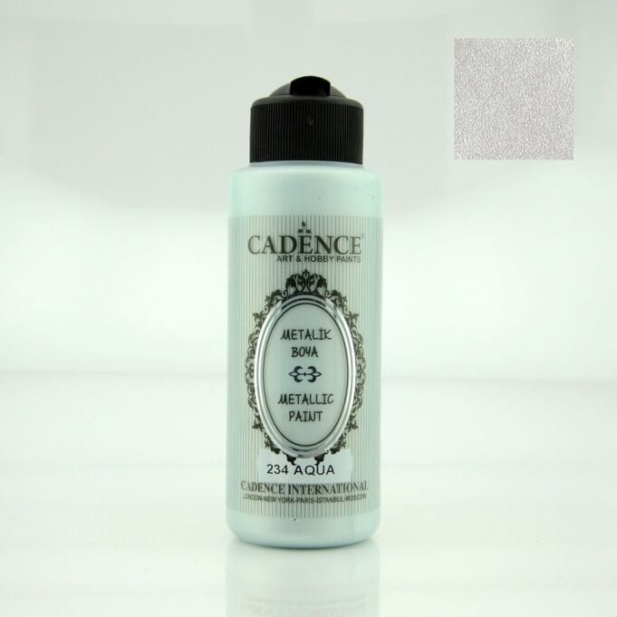234 Aqua 120ML Metalik Boya