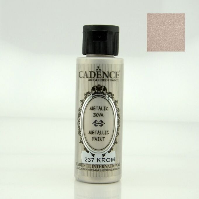 METALİK SEDEFLİ BOYA 237 KROM 70ML