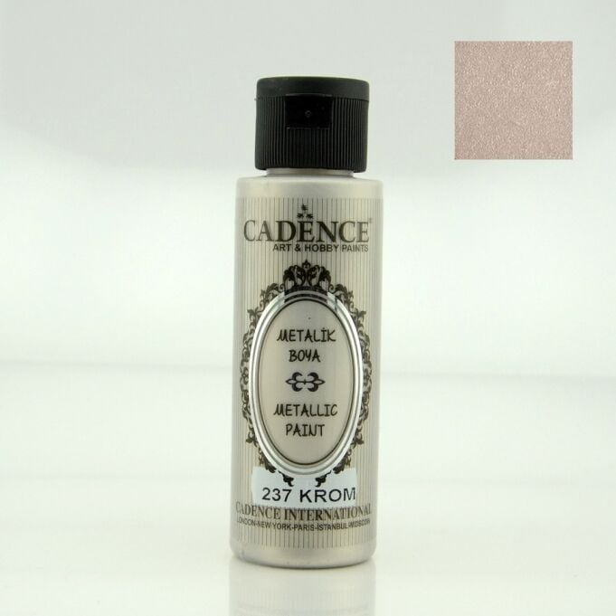 METALİK SEDEFLİ BOYA 237 KROM 70ML