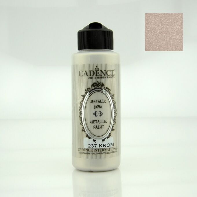 METALİK SEDEFLİ BOYA 237 KROM 120ML