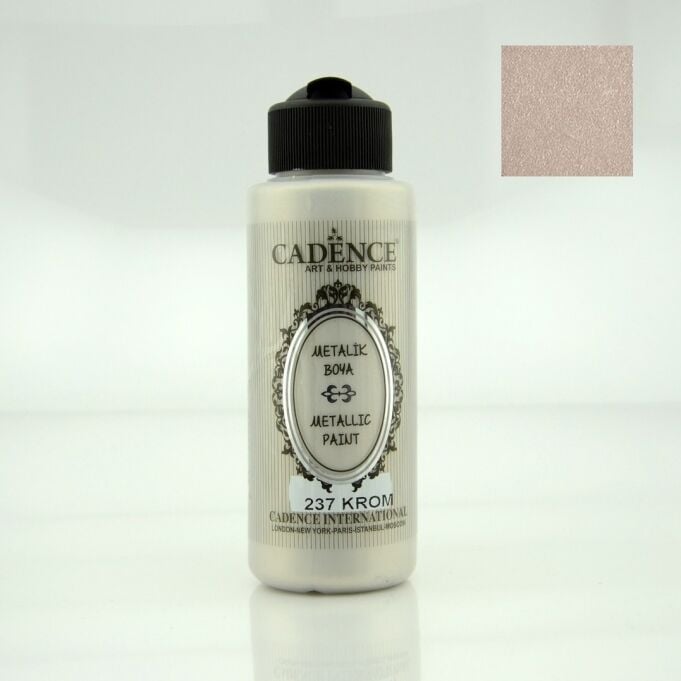 METALİK SEDEFLİ BOYA 237 KROM 120ML