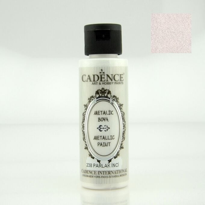 METALİK SEDEFLİ BOYA 238 PARLAK İNCİ 70ML