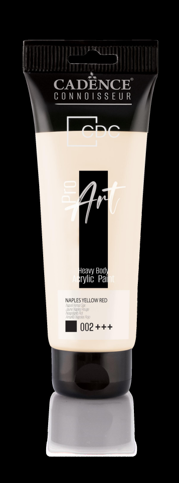 PROART HEAVY BODY AKRİLİK BOYA PR-002 NAPOLİ SARI KIRMIZI 120ML
