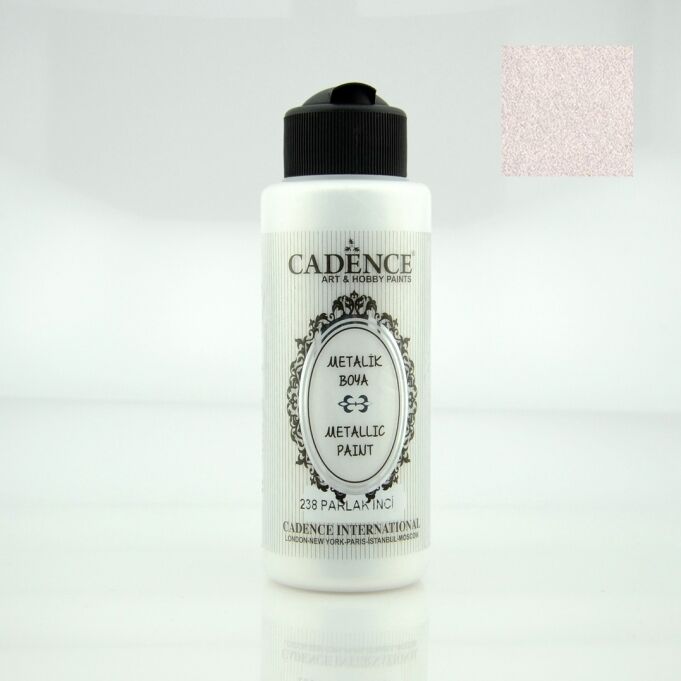 METALİK SEDEFLİ BOYA 238 PARLAK İNCİ 120ML