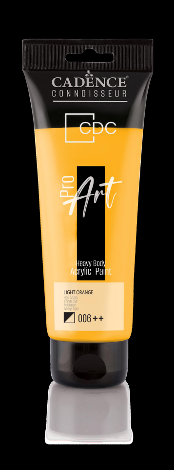 PROART HEAVY BODY AKRİLİK BOYA PR-006 AÇIK TURUNCU 120ML