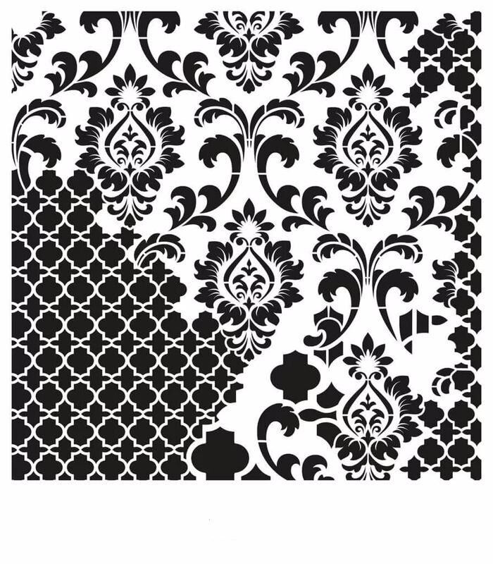 GRUNGE STENCIL MİNİ GCSM-001 25X25