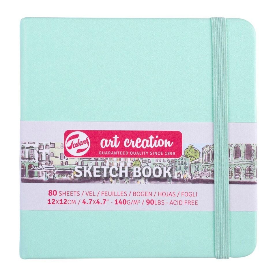 ART CREATION ESKİZ DEFTERİ 140 GR  12 X 12 CM NANE YEŞİLİ