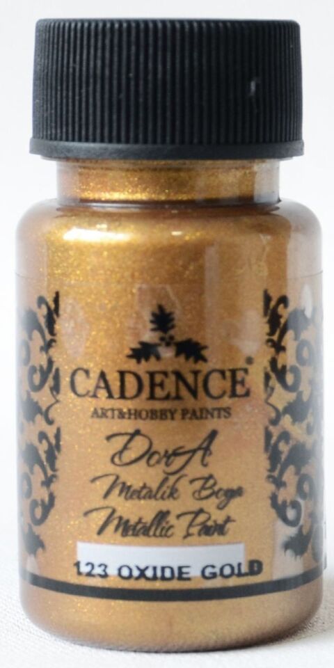 DORA METALİK BOYA 123 OXIDE GOLD 50ML