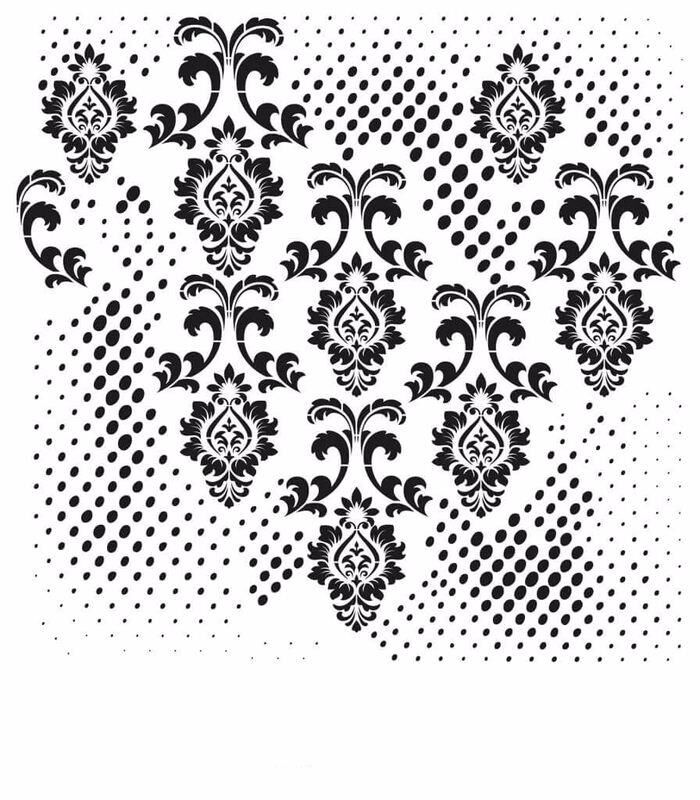 GRUNGE STENCIL MİNİ GCSM-007 25X25