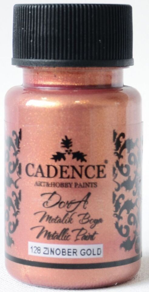 DORA METALİK BOYA 128 ZINOBER GOLD 50ML