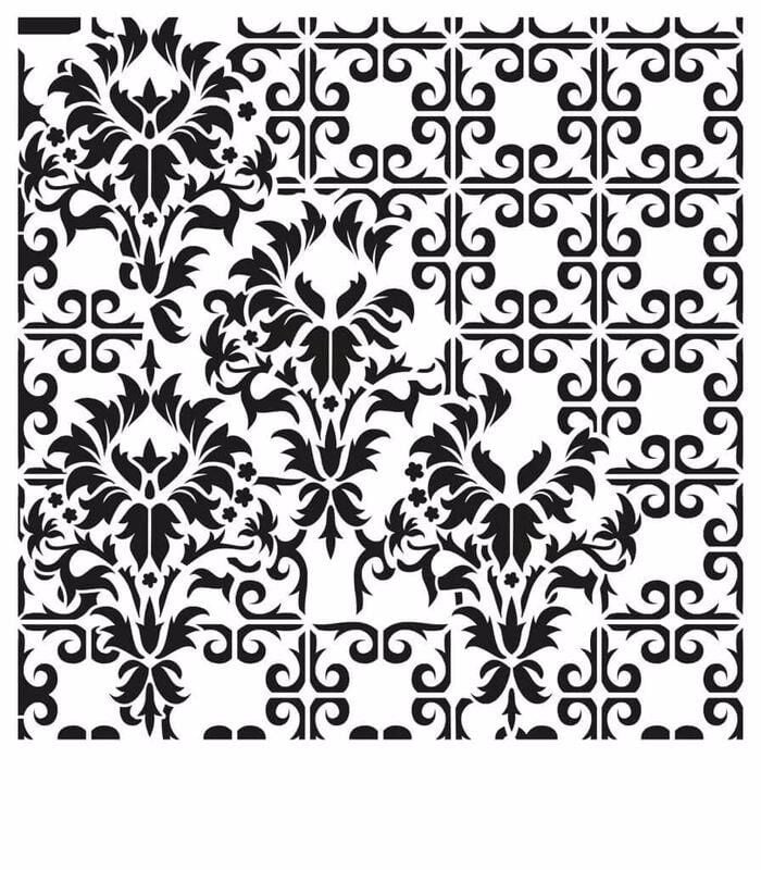 GRUNGE STENCIL MİNİ GCSM-009 25X25