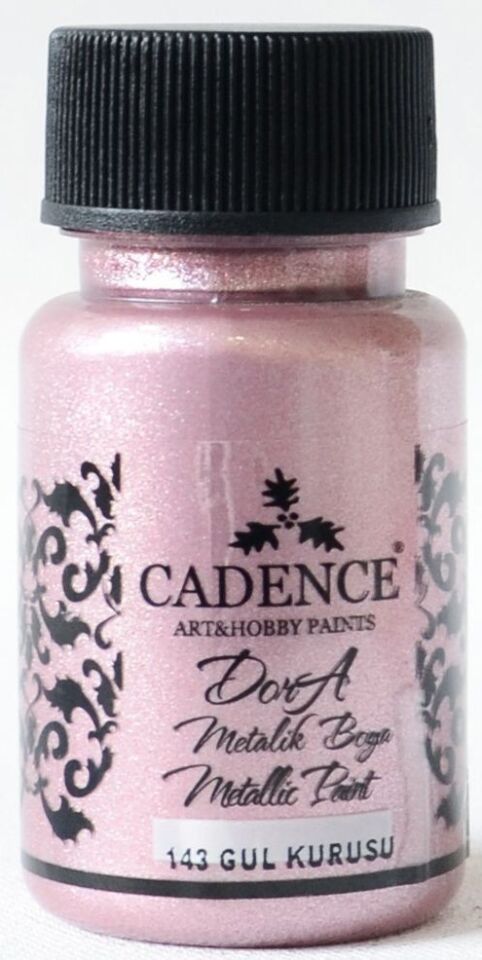 DORA METALİK BOYA 143 GÜL KURUSU 50ML