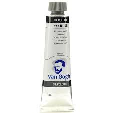 Talens Van Gogh Yağlı Boya 40ml - Titanium White 105