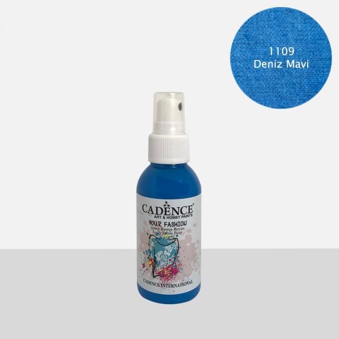 KUMAŞ SPREY BOYA 1109 DENİZ MAVİ 100ML