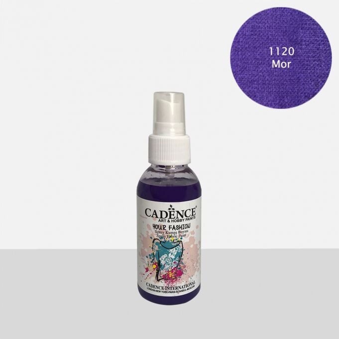 KUMAŞ SPREY BOYA 1120 MOR 100ML