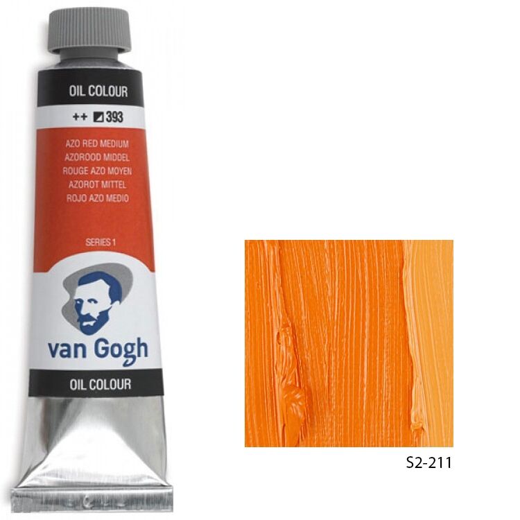 Talens Van Gogh Yağlı Boya 40ml - Cadmium Orange 211