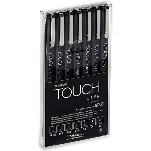 TOUCH LINER TEKNİK ÇİZİM KALEMİ SET 7'Lİ COLOR