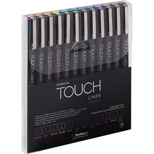 TOUCH LINER SET OF 12 COLORS [BRUSH] COLOR