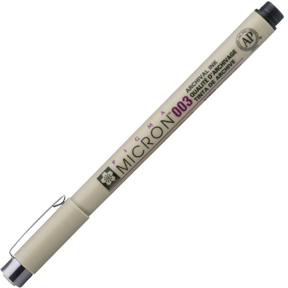 SAKURA PIGMA MICRON 003 SİYAH 0.15 MM