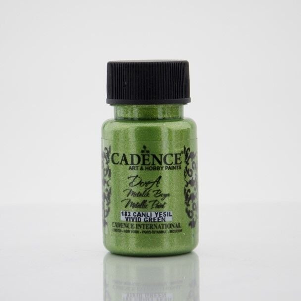 183 Canlı Yeşil - Dora Metalik Boya 50ML