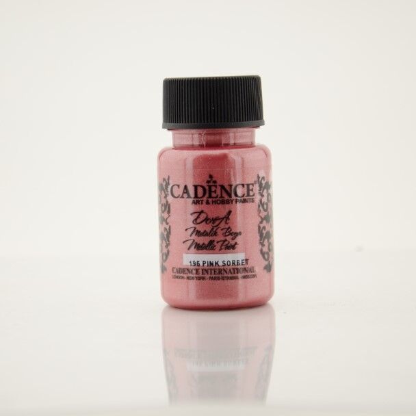 196 Pembe Sorbet - Dora Metalik Boya 50ML